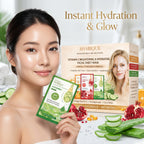 Pomegranate hydrating sheet mask for brightening