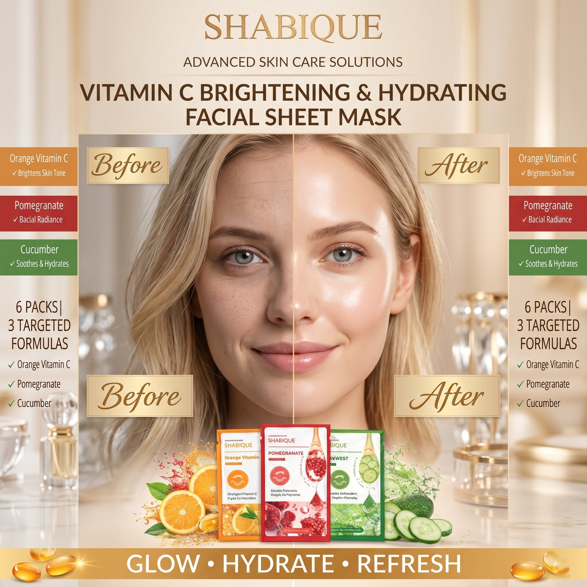 Korean skincare sheet mask for women