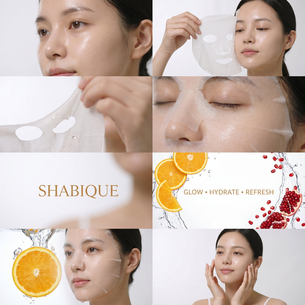 Brightening sheet face mask with natural extracts