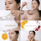 Brightening sheet face mask with natural extracts